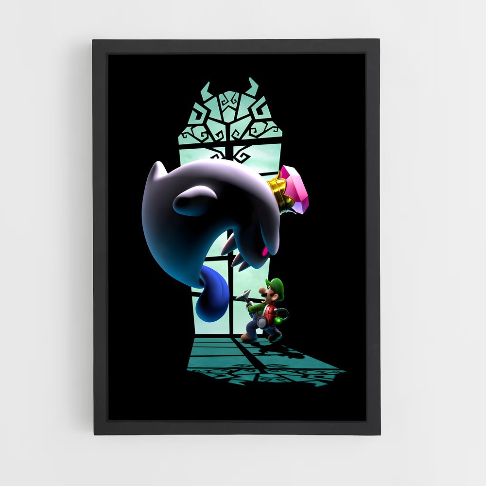Poster King Boo au Façade – affiche Mario (vue 2)